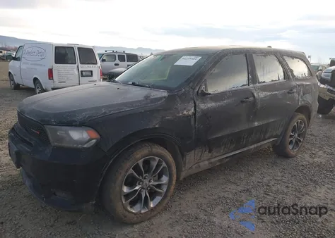 2019 Dodge Durango Gt Awd z USA, uszkodzony, nr VIN 1C4RDJDGXKC803621